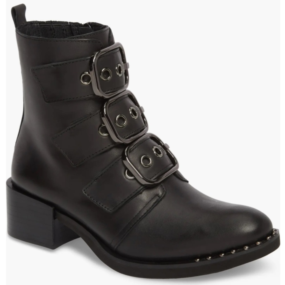 Jeffrey Campbell Todd Buckle Strap bootie, size 7